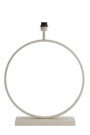 Veilige Betaling Lampvoet Liva - Crème - 50x15x64cm