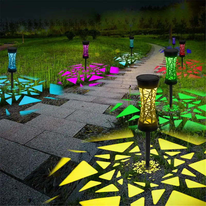 GlowPath – Kleurrijke Solar LED Padverlichting Must-Have