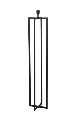 Seizoensaanbieding Vloerlamp Mace - Zwart - 30x30x140cm