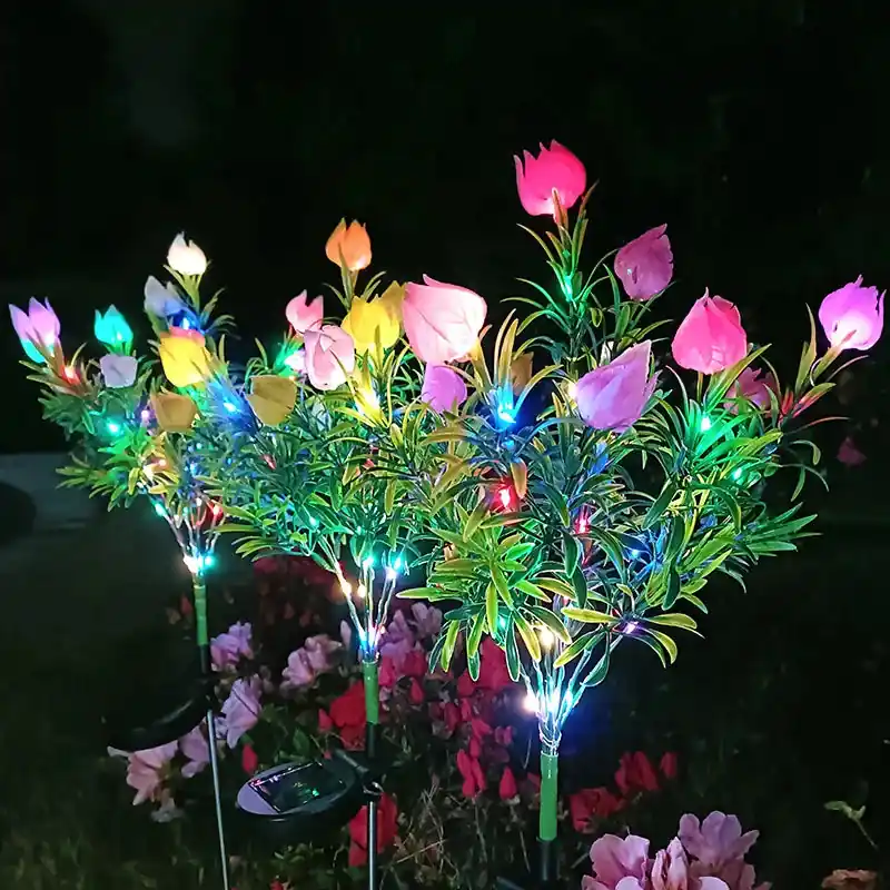 Populair SolarGardenia - Zonne-energie LED Tuinverlichting – Weerbestendige Buitenlamp voor Tuin, Balkon & Terras