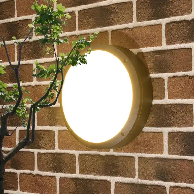 LumiRond - Weerbestendige LED Wandlamp voor Buiten – Moderne Buitenverlichting Gratis Verzending