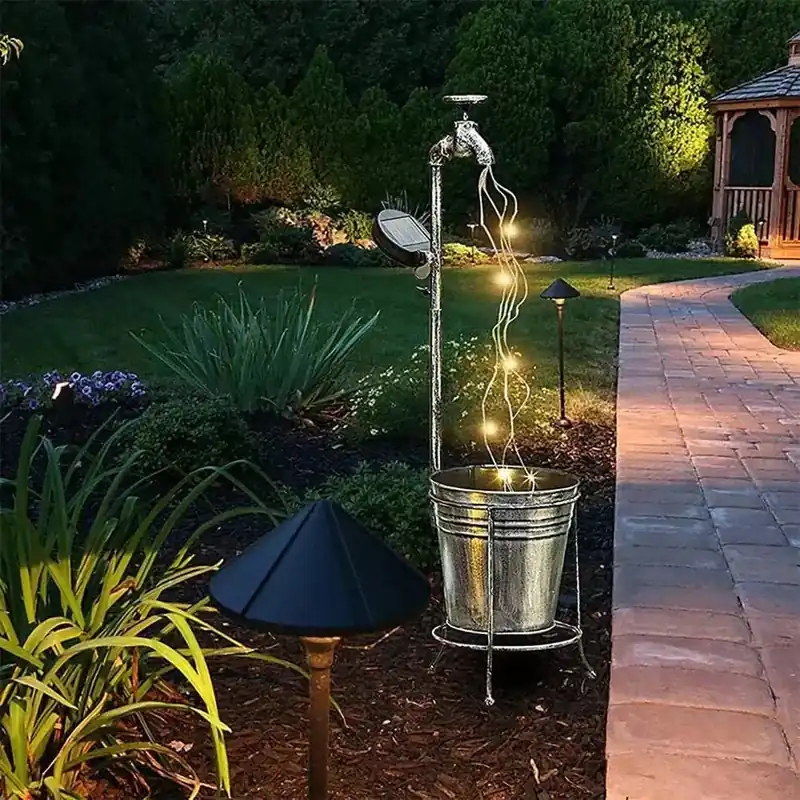 Exclusieve Aanbieding LumiKraan - Solar LED Kraan Tuinlamp – Decoratieve Sfeerverlichting voor Buiten