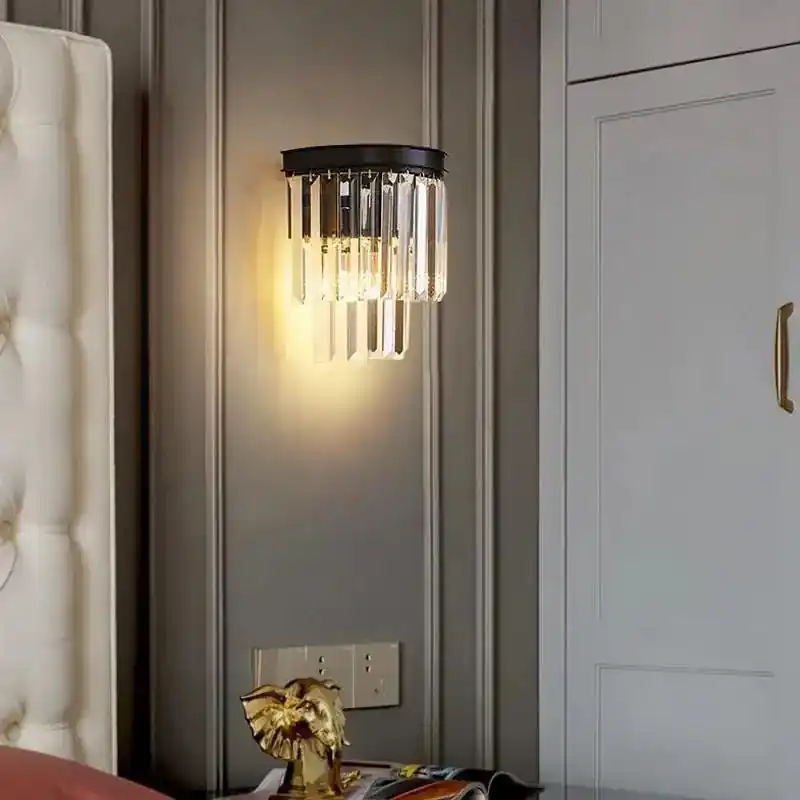 CrystalLuxe - Elegante Kristallen Wandlamp Gereduceerde Prijs