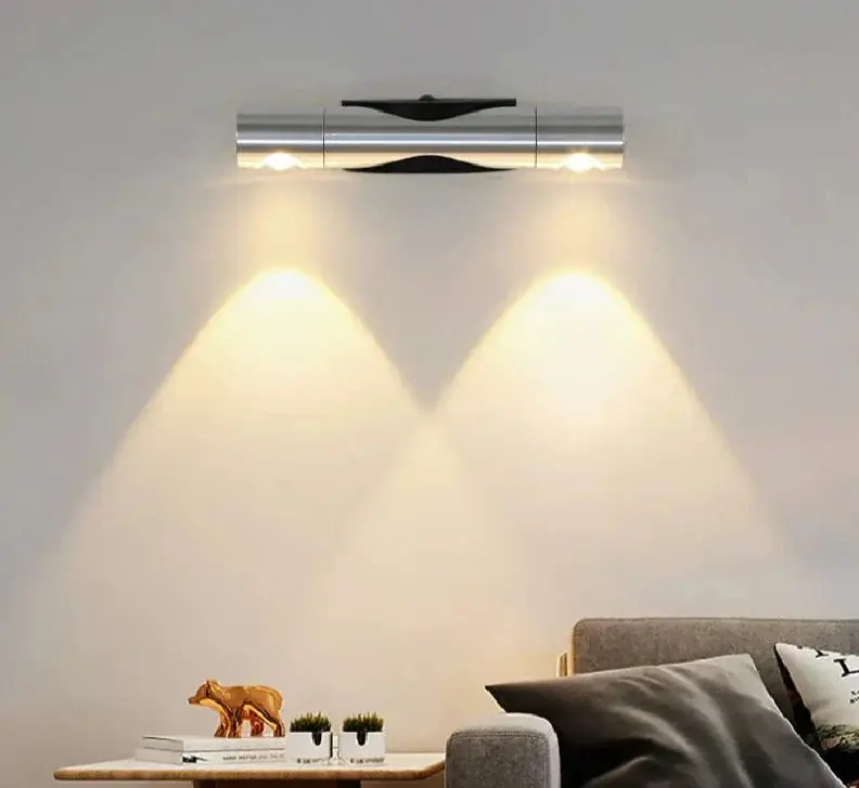 LumiBright - LED Wandlamp met Dubbele Spot – Moderne Verlichting voor Binnen & Buiten Lage Kosten