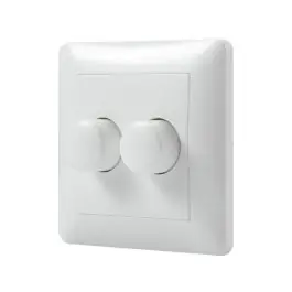 Noxion Roteerbare afdekplaat Duo voor LED Dimmer | Wit Alleen Vandaag