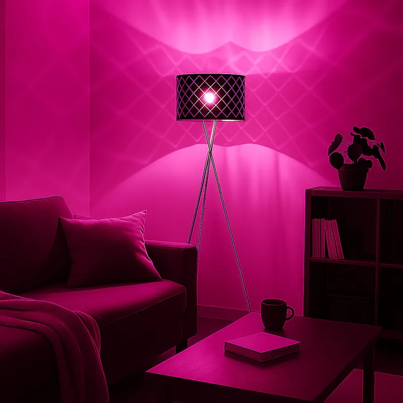 RGB LED vloerlamp, zwart, goud, app-bediening, H 158 cm Meest Verkocht