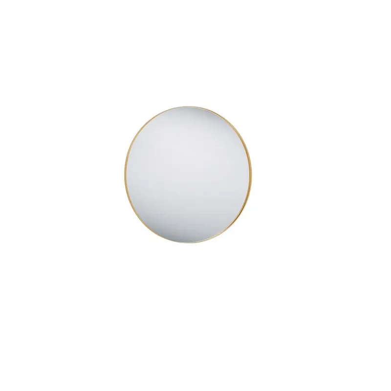 Wandspiegel, goudkleurig, rond, B 80 cm Beperkte Voorraad