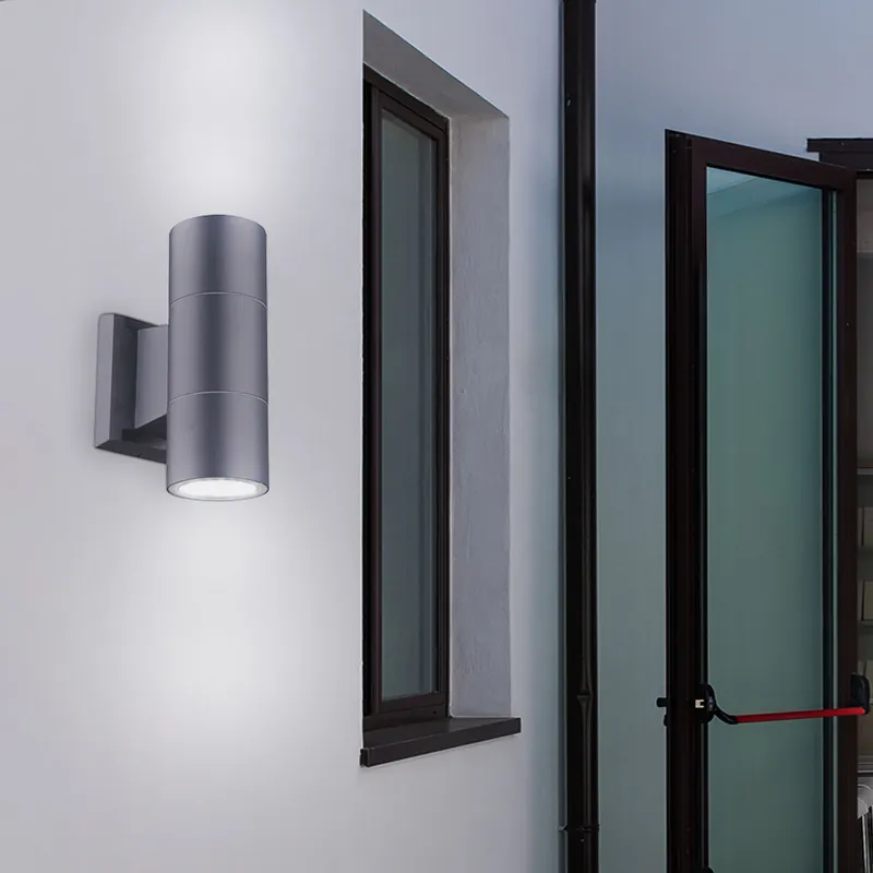 Alleen Vandaag Buitenwandlamp, antraciet aluminium, Up Down, H 16 cm