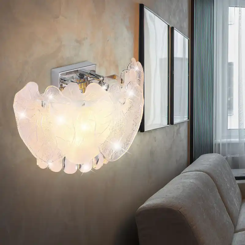 Wandlamp, metaal, chroom, K5 kristallen, 2-vlam Rechtstreeks Van De Fabrikant