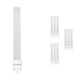Op = Op Voordeelpak 10x Noxion Lucent PL-S LED 6W 765lm - 830 Warm Wit | 2-Pin - Vervangt 11W
