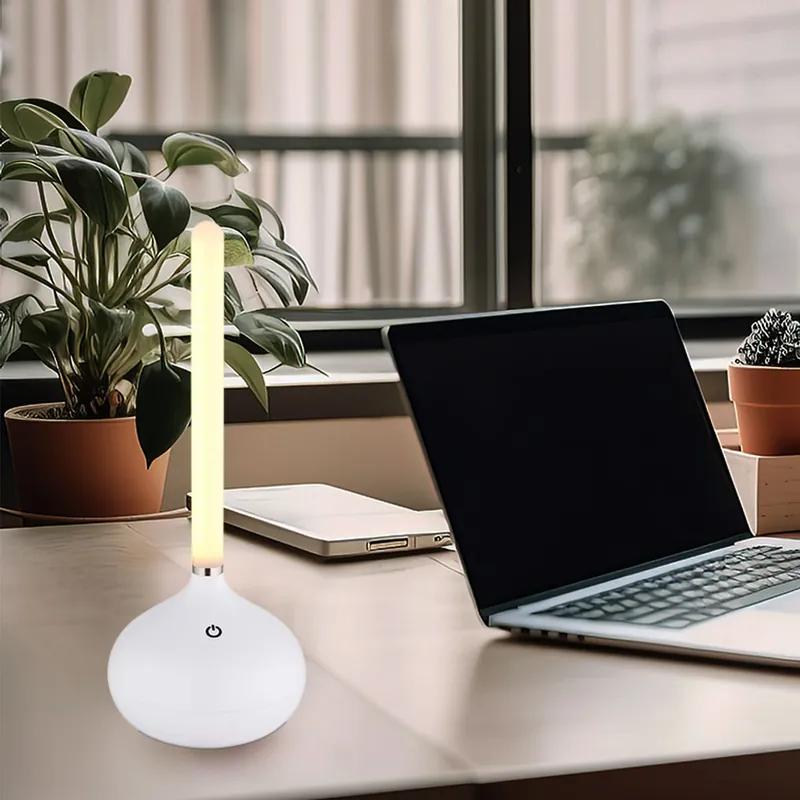 Aanbieding LED tafellamp, touch, wit opaal, CCT, H 24,3 cm