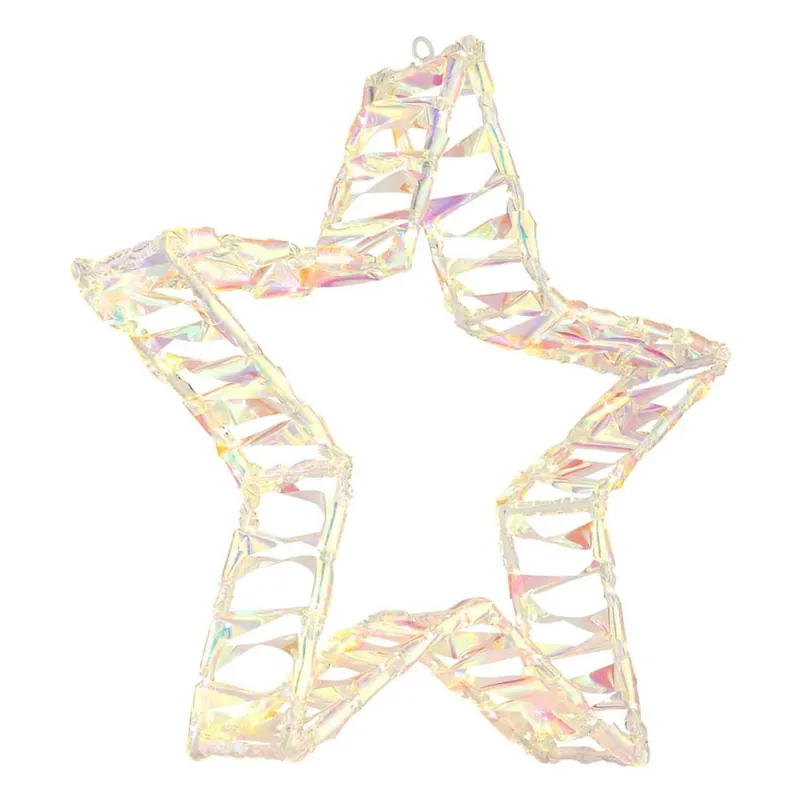 LED kerstster, buitenlamp, H 37 cm Gecertificeerd