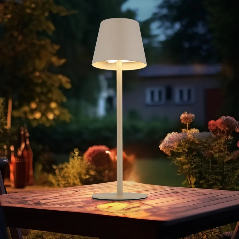 LED tafellamp, zand, oplaadbare batterij, touch dimmer, fles top Tijdelijk Beschikbaar