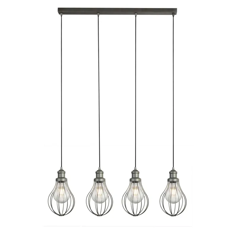 Beste Prijs Hanglamp, zilver, H 120 cm, BALLOON CAGE