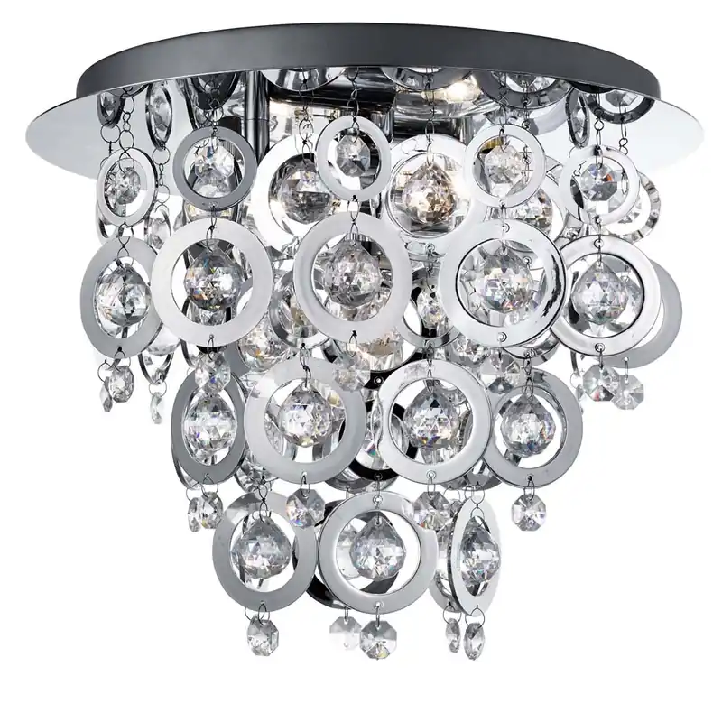 Speciale Aanbieding Plafondlamp, chroom, 35 cm, NOVA