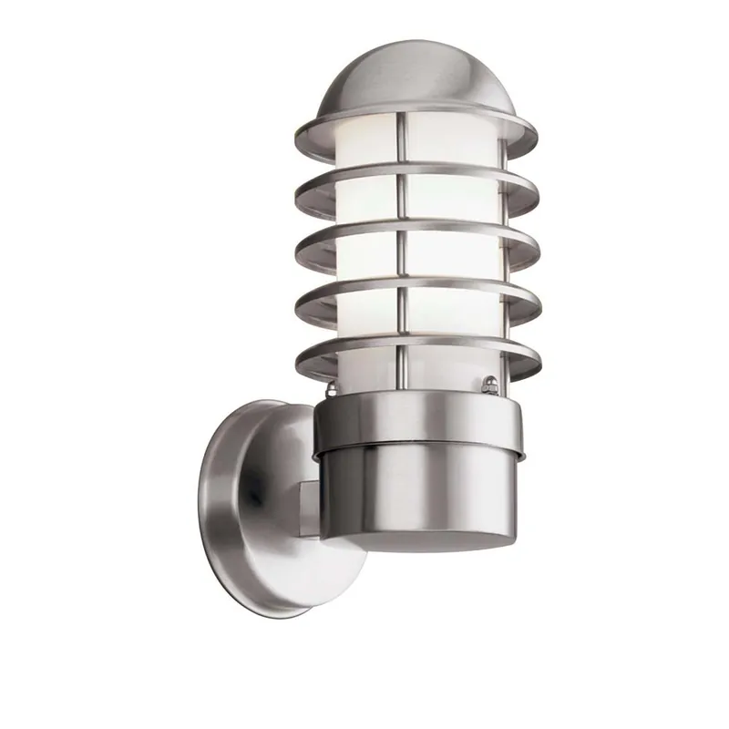 Gecertificeerd Wandlamp, roestvrij staal, H 30 cm, LOUVRE