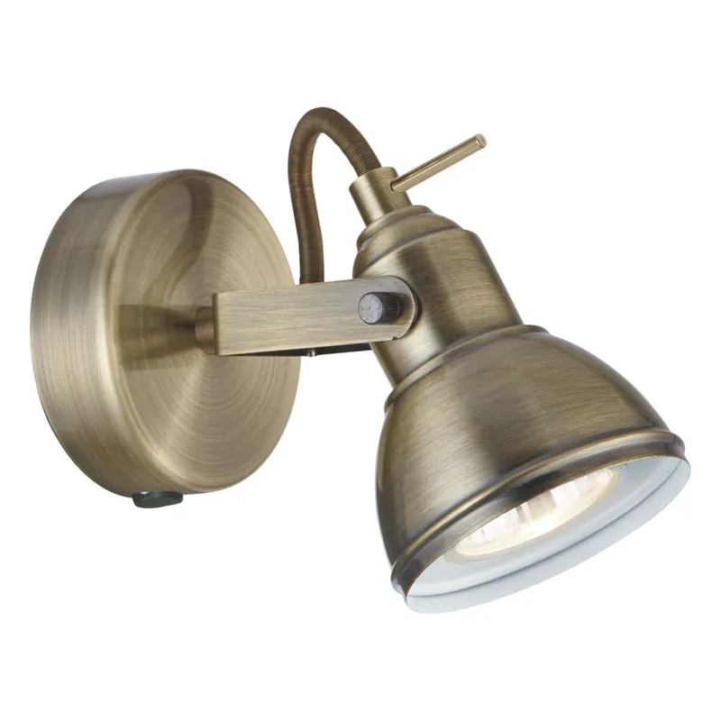 Finale Uitverkoop Wandlamp, messing, antiek, plaatstaal, verguld, dimbaar
