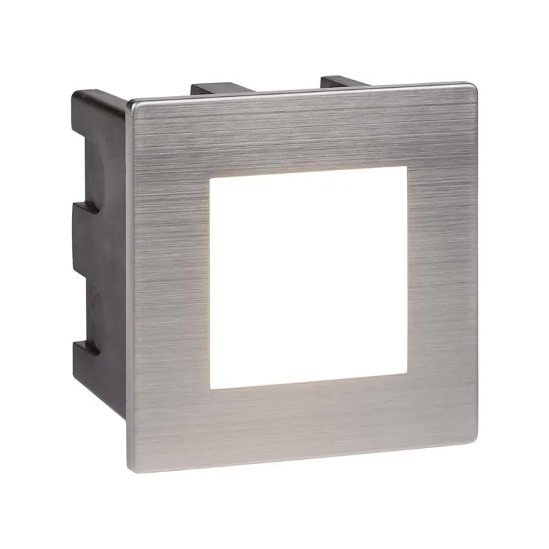 Beperkt Aanbod LED inbouwspot, roestvrij staal, chroom, 8 cm, ANKLE
