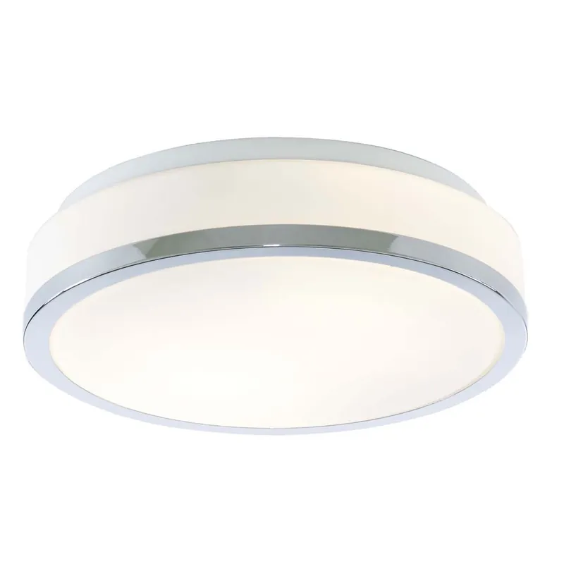 Dagaanbieding Plafondlamp, chroom, wit, 29 cm, DISCS