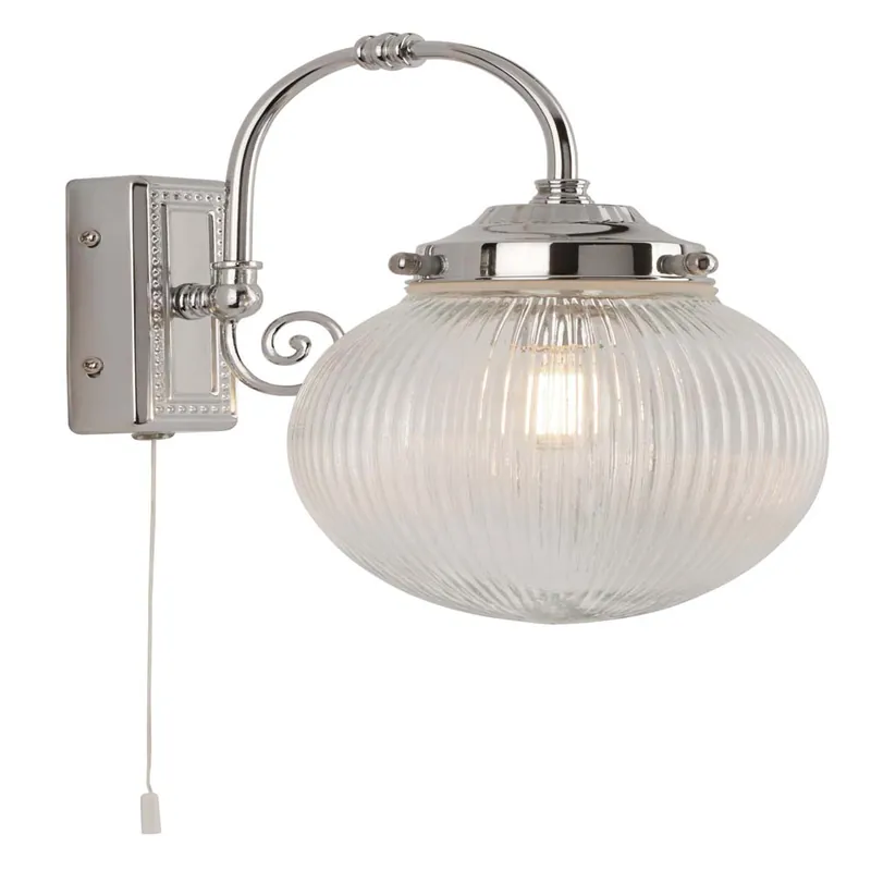 Wandlamp, chroom, H 27 cm, BELVUE Bestel Nu
