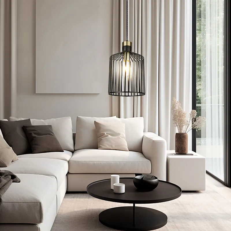 Goedkoop Hanglamp in kooilook, hoogte 164 cm