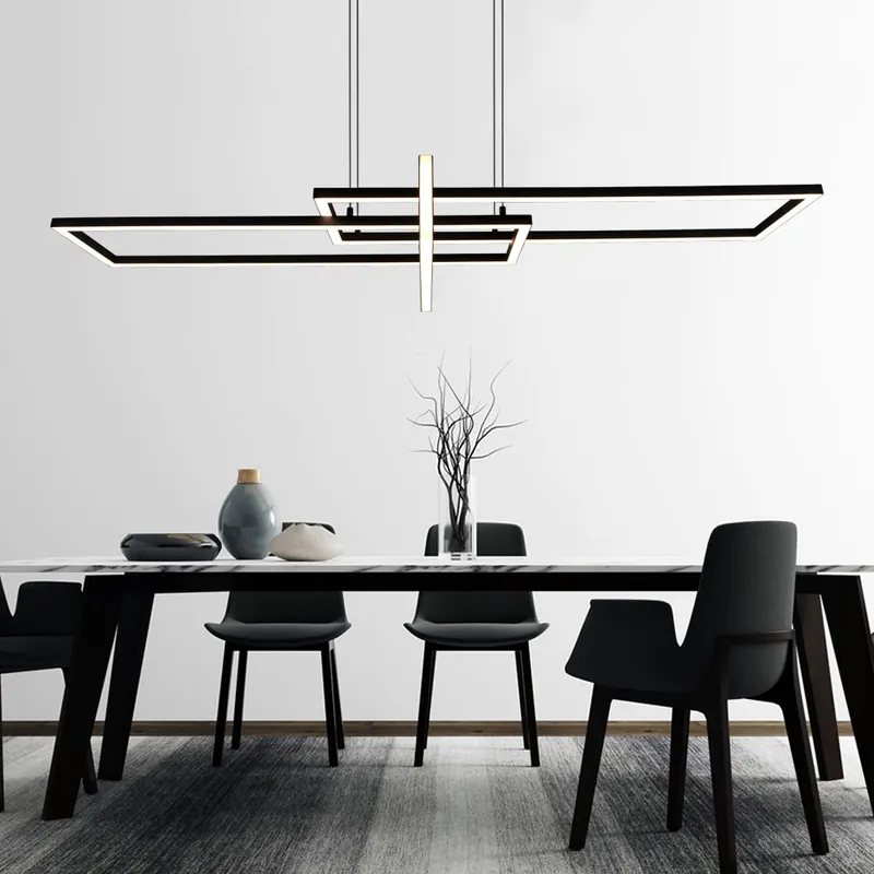 Beperkte Voorraad LED hanglamp, zwart, schakelaar dimmer, 110 cm