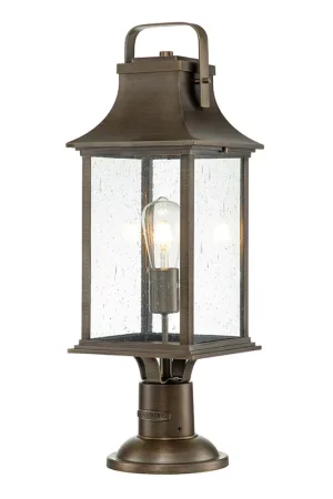 Meest Verkocht Staande lamp, buitenlamp, aluminium, glas, brons, B 21,6 cm