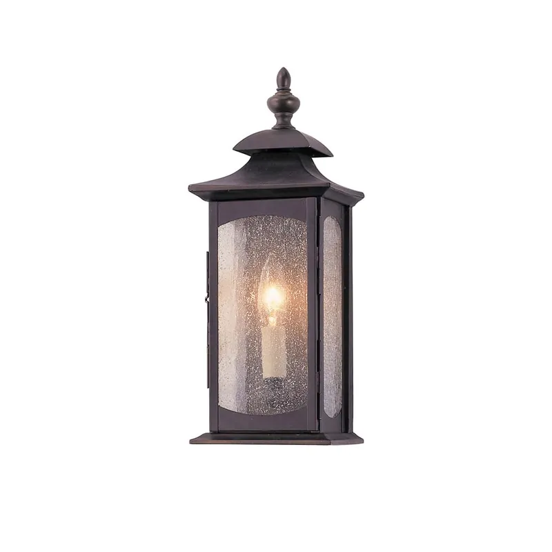 Wandlamp, buitenlamp, aluminium, brons, H 35,6 cm Merkproduct
