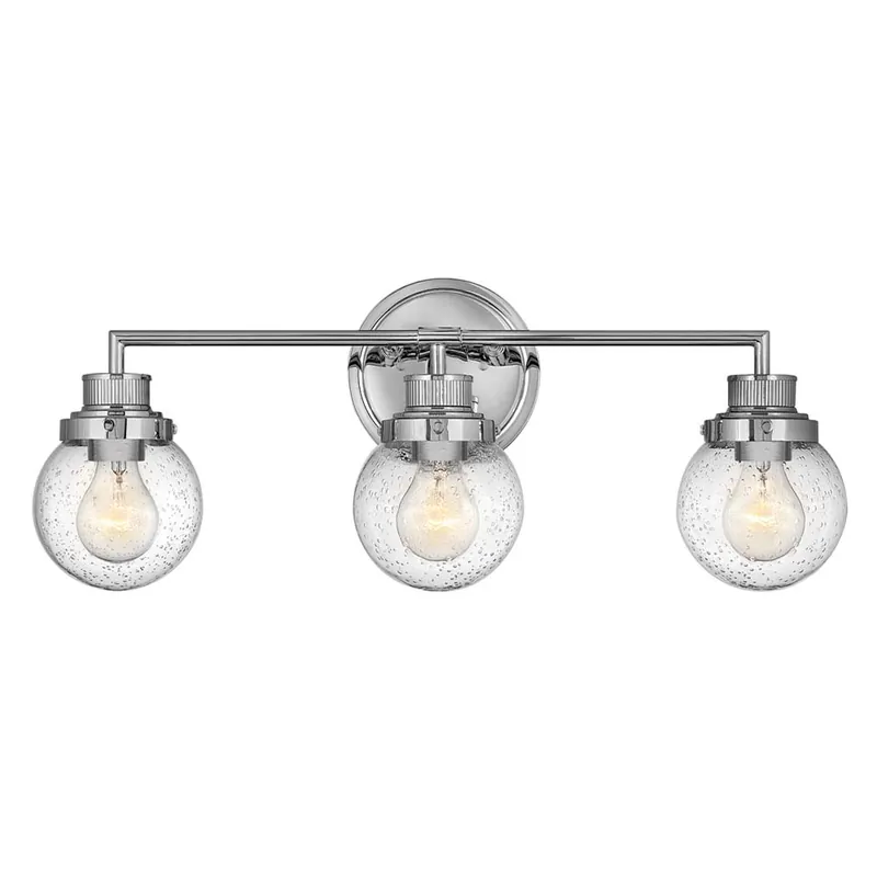 Hete Deal Wandlamp, badkamerlamp, chroom, staal, IP44
