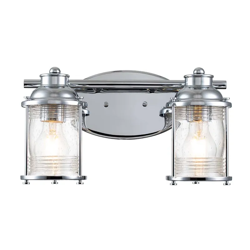 Wandlamp, glas, zilver, vochtbestendig, B 36,2 cm Merkproduct
