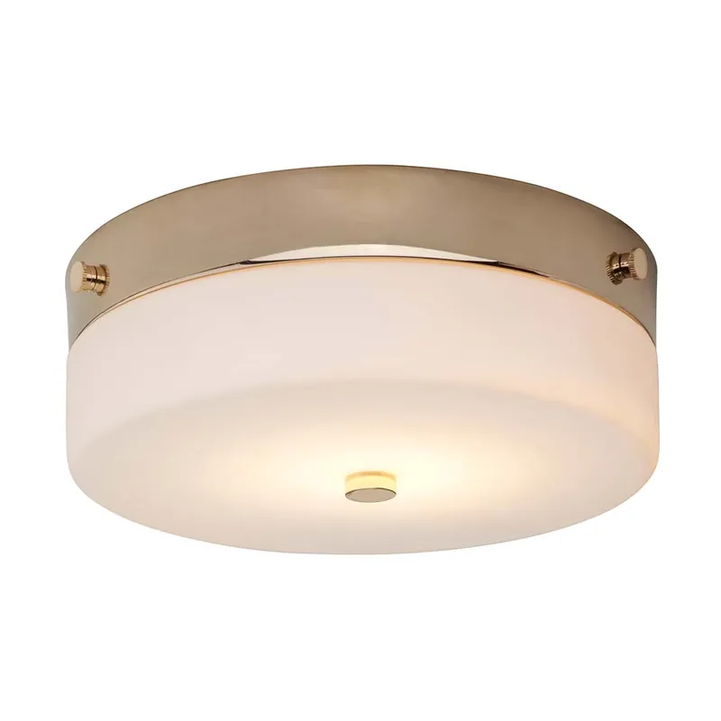 Beste Prijs LED plafondlamp, zacht staal, goud, 1 vlam