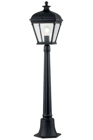 Voordeelprijs Kandelaar, glas, zwart, voor buitengebruik, IP44, H 104,1cm
