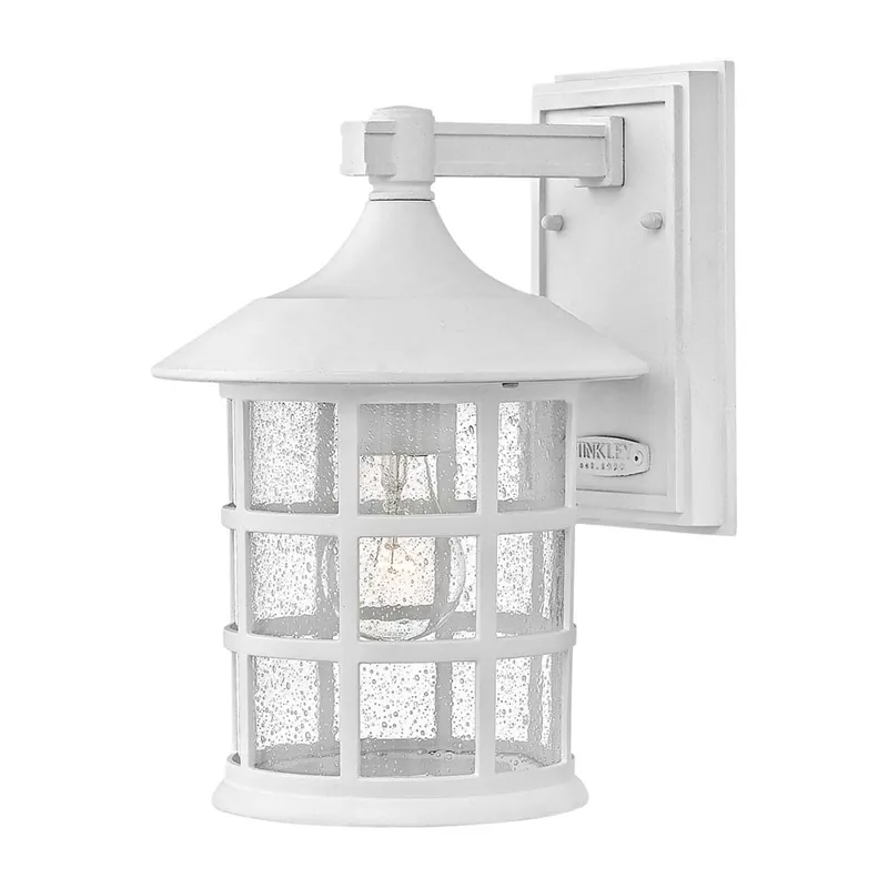 Exclusieve Aanbieding Buitenlamp, IP44, wit, glas, helder, E27 fitting