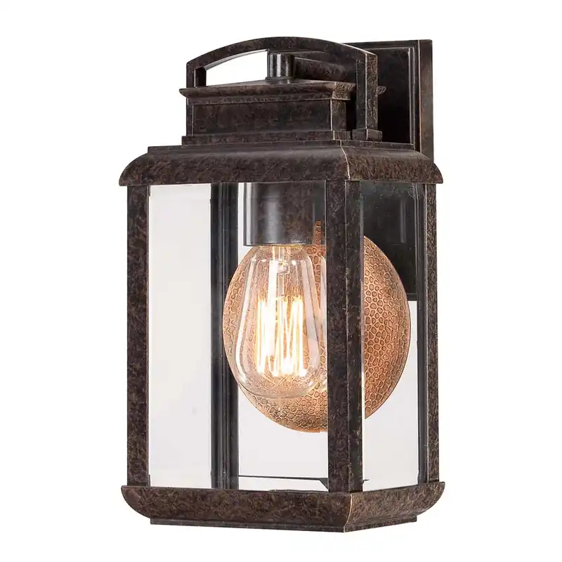 Lage Prijs Buitenlamp, wandlamp, lantaarn, metaal glas, brons