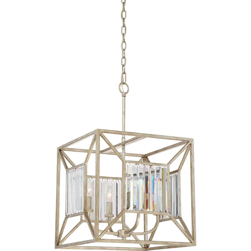 Hanglamp, plafondlamp, stalen kristallen, vintage goud Must-Have