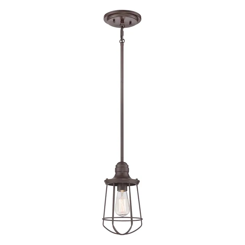 Hanglamp, plafondlamp, staal glas, brons, D 15,2 cm Speciale Aanbieding
