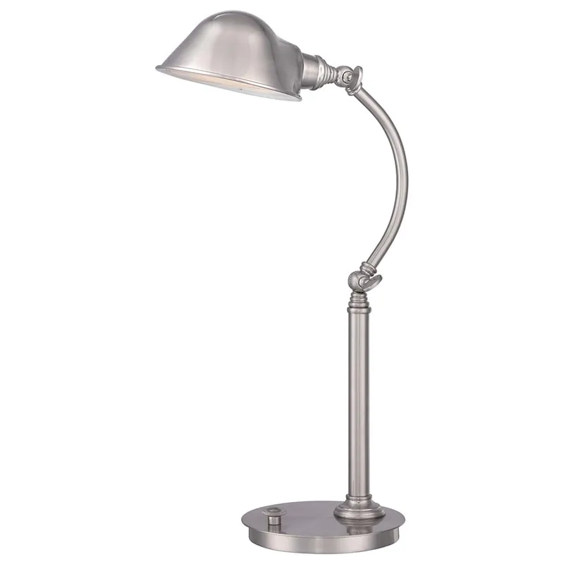 Gratis Verzending LED tafellamp, nikkel, H 53 cm