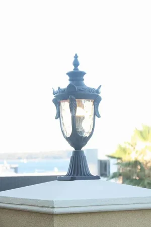 Weekendaanbieding Buitenlamp, sokkellamp, H 54 cm, brons