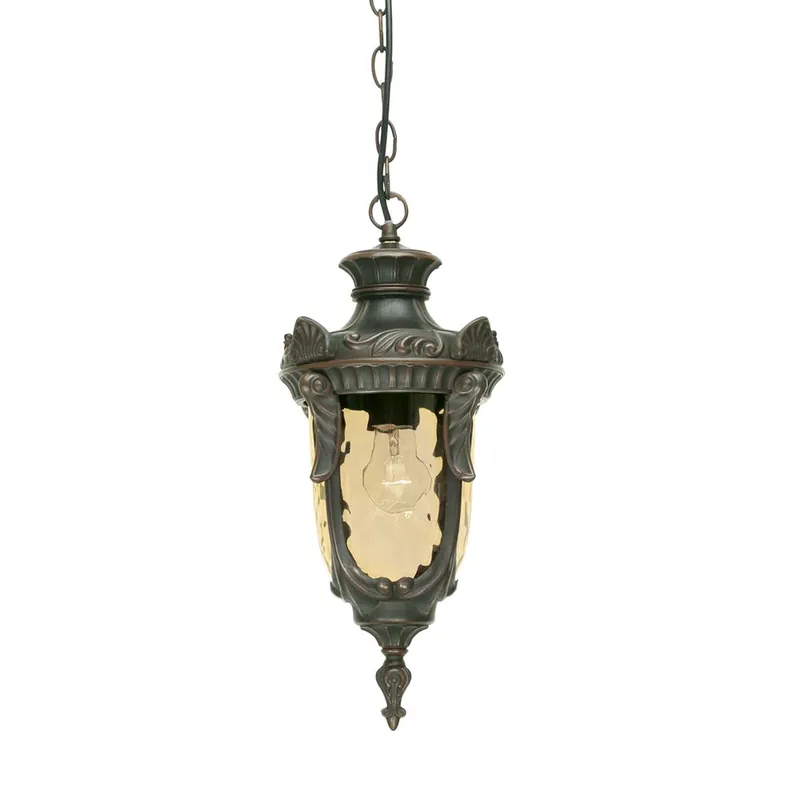 Gereduceerde Prijs Buitenlamp, kettinglantaarn, antiek brons, D 19 cm