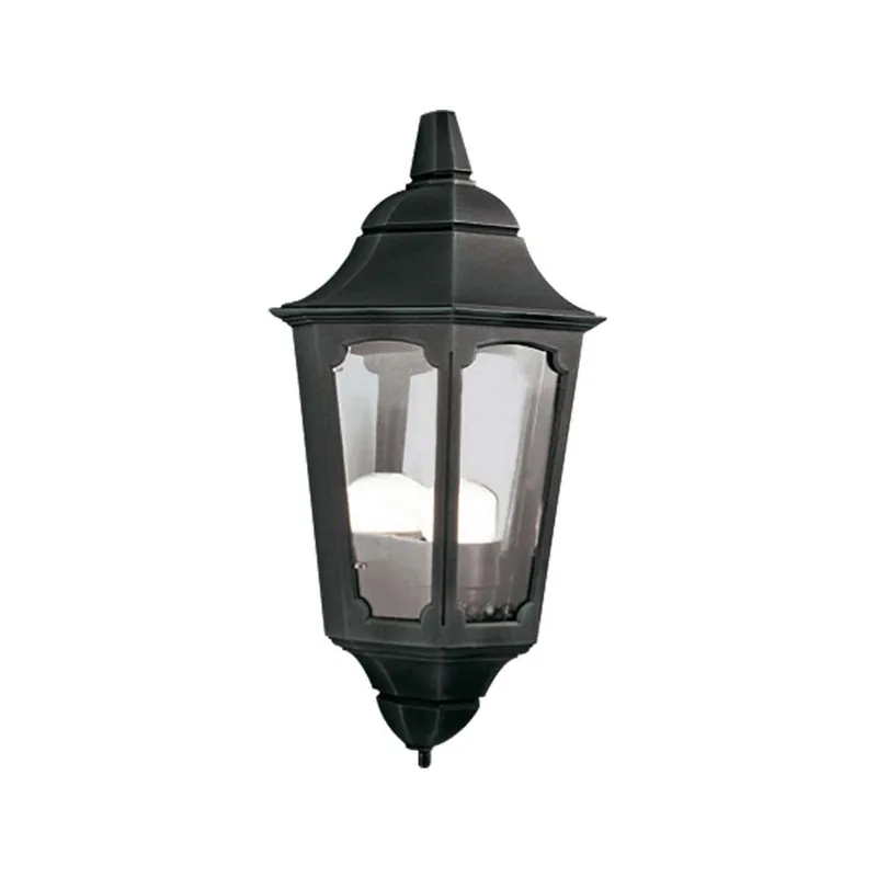 Tijdelijk Beschikbaar Buitenlamp, wandlamp, lantaarn, ALU spuitgegoten glas, H 42 cm