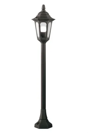 Beperkt Aanbod Buitenlamp, kandelaar, staande lamp, zwart, hoogte 95 cm