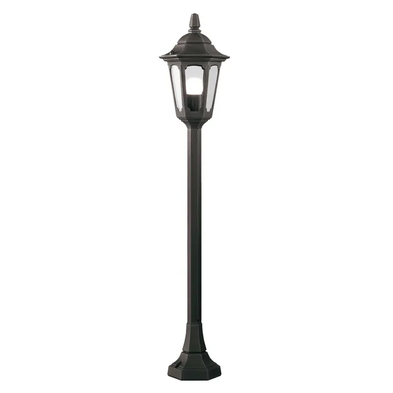 Beperkt Aanbod Buitenlamp, kandelaar, staande lamp, zwart, hoogte 95 cm
