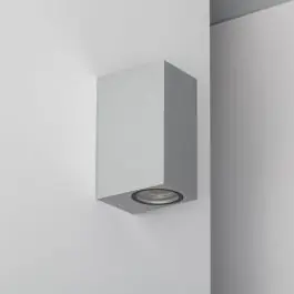 Wandlamp Miseno Up-Down Zilver | IP54 - Geschikt voor 2x35W GU10 Hete Deal