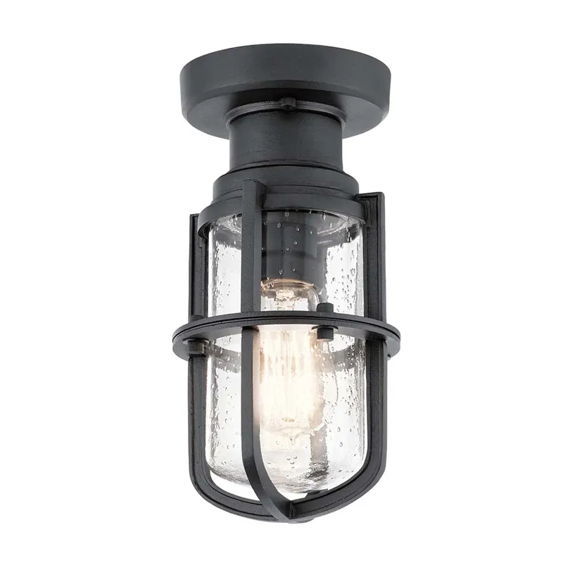 Alleen Vandaag Buitenlamp, plafondlamp, staande lantaarn, zwart, H 27,8 cm