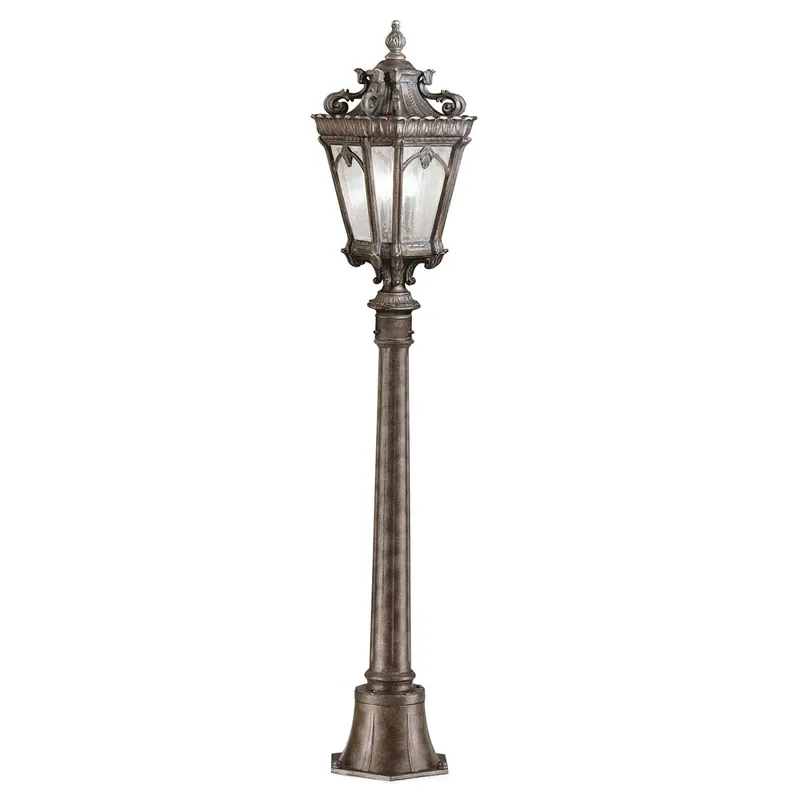 Dagaanbieding Buitenlamp, kandelaar, staande lamp, ALU glas, H 110 cm