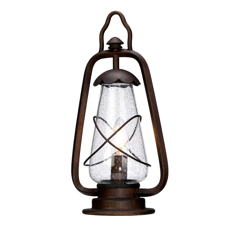 Snelle Levering Buitenlamp, staande lamp, brons staal, H 36 cm