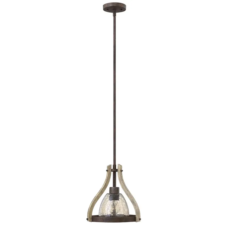 Hanglamp, plafondlamp, hout staal, D 30,5 cm Beste Prijs