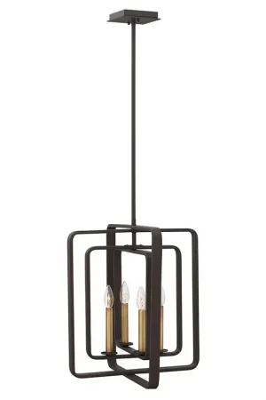 Aanbieding Hanglamp, plafondlamp, staal, brons, D 43,2 cm