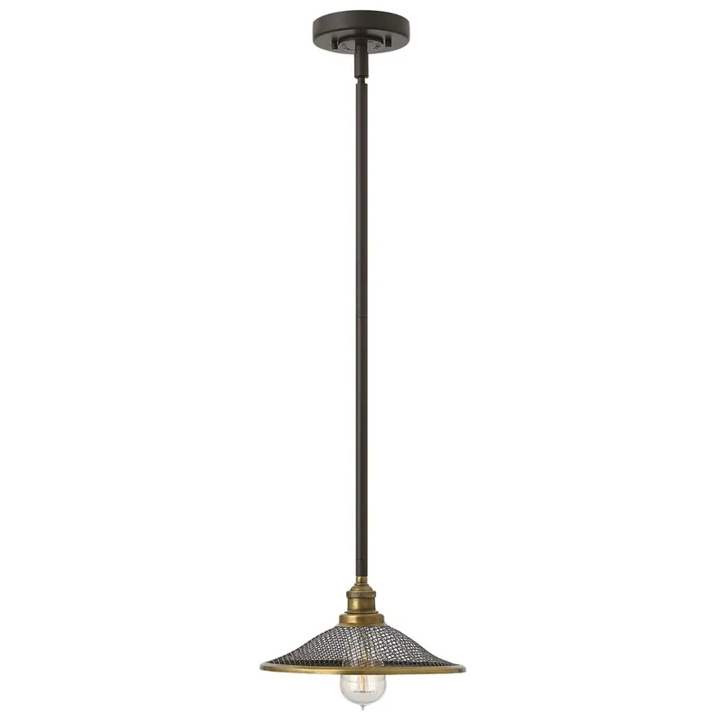 Koopje Hanglamp, plafondlamp, brons staal, D 25,4 cm
