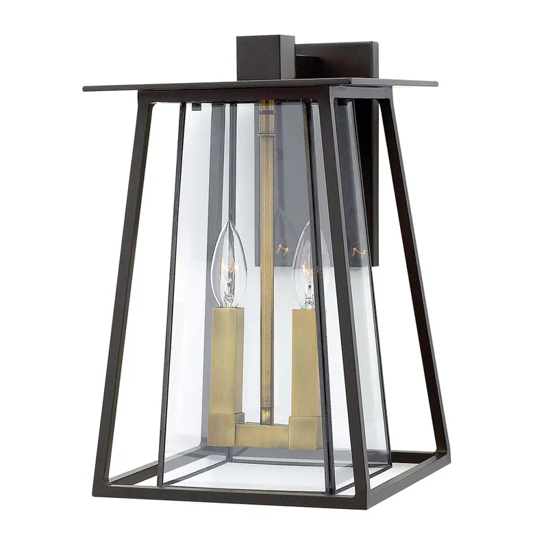Buitenlamp, wandlamp, ALU, brons, H 38,1 cm Seizoensaanbieding